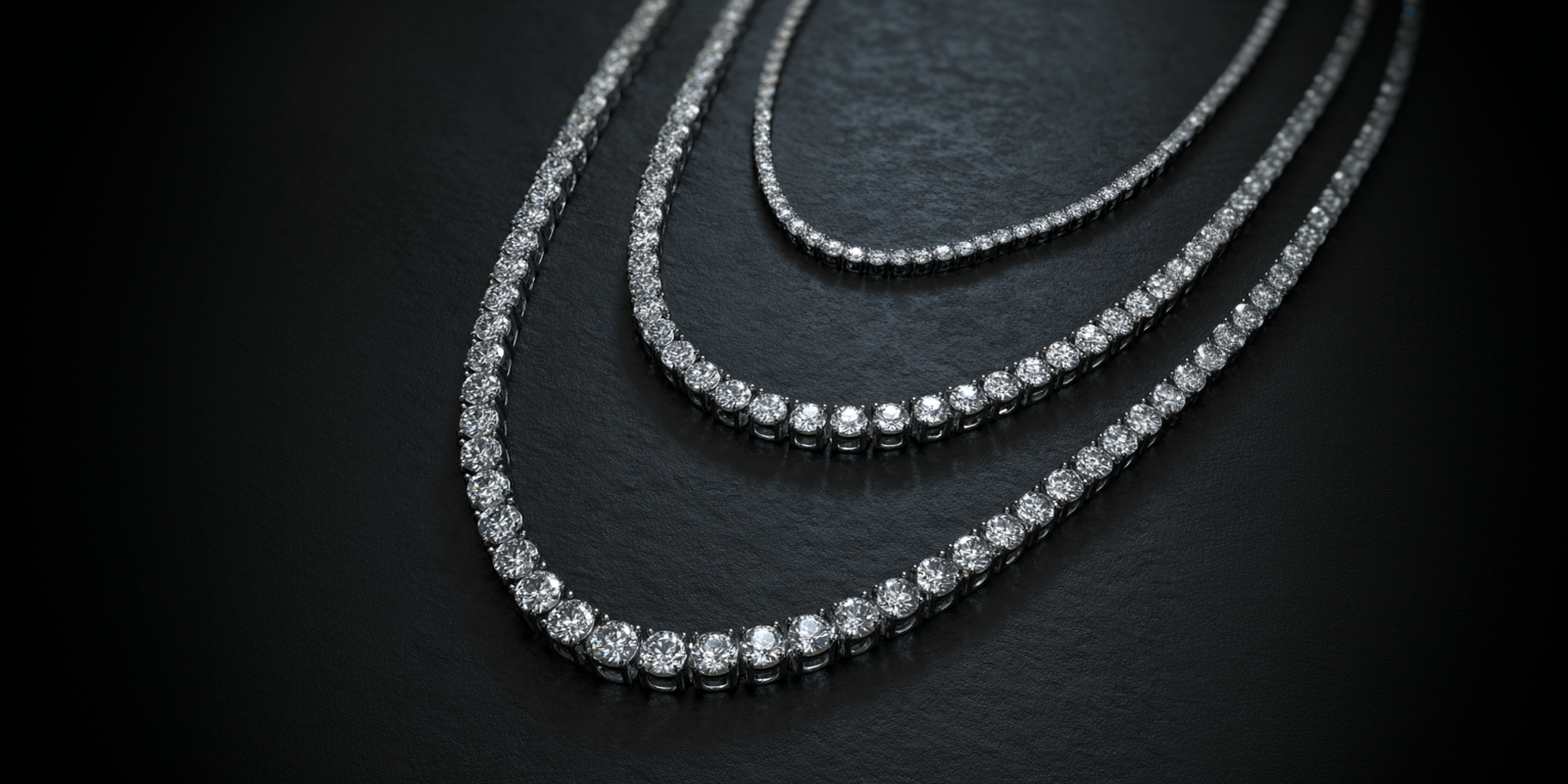 Diamond Tennis Necklaces