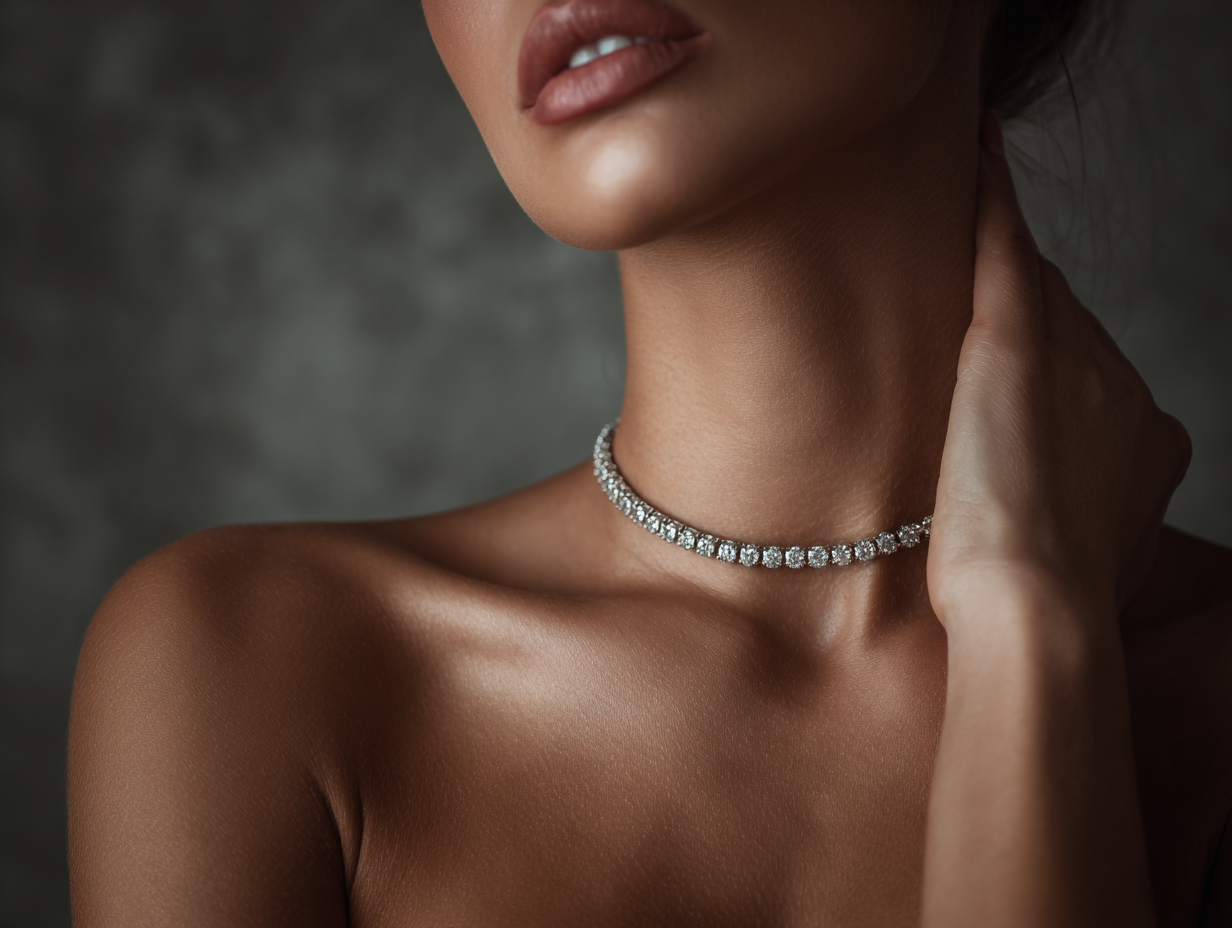 Diamond Tennis Necklaces