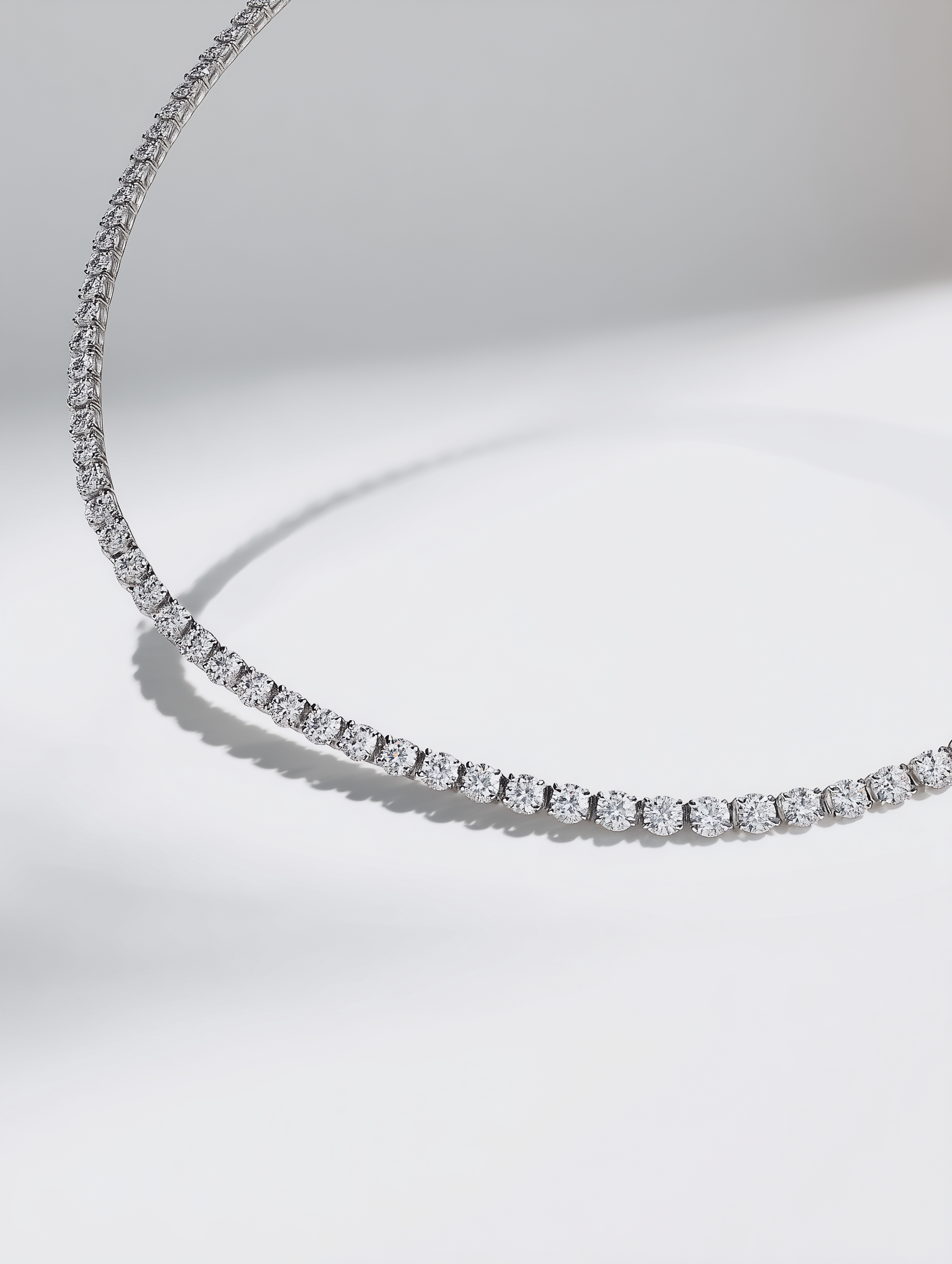 Delicate Tennis Necklace | Classic