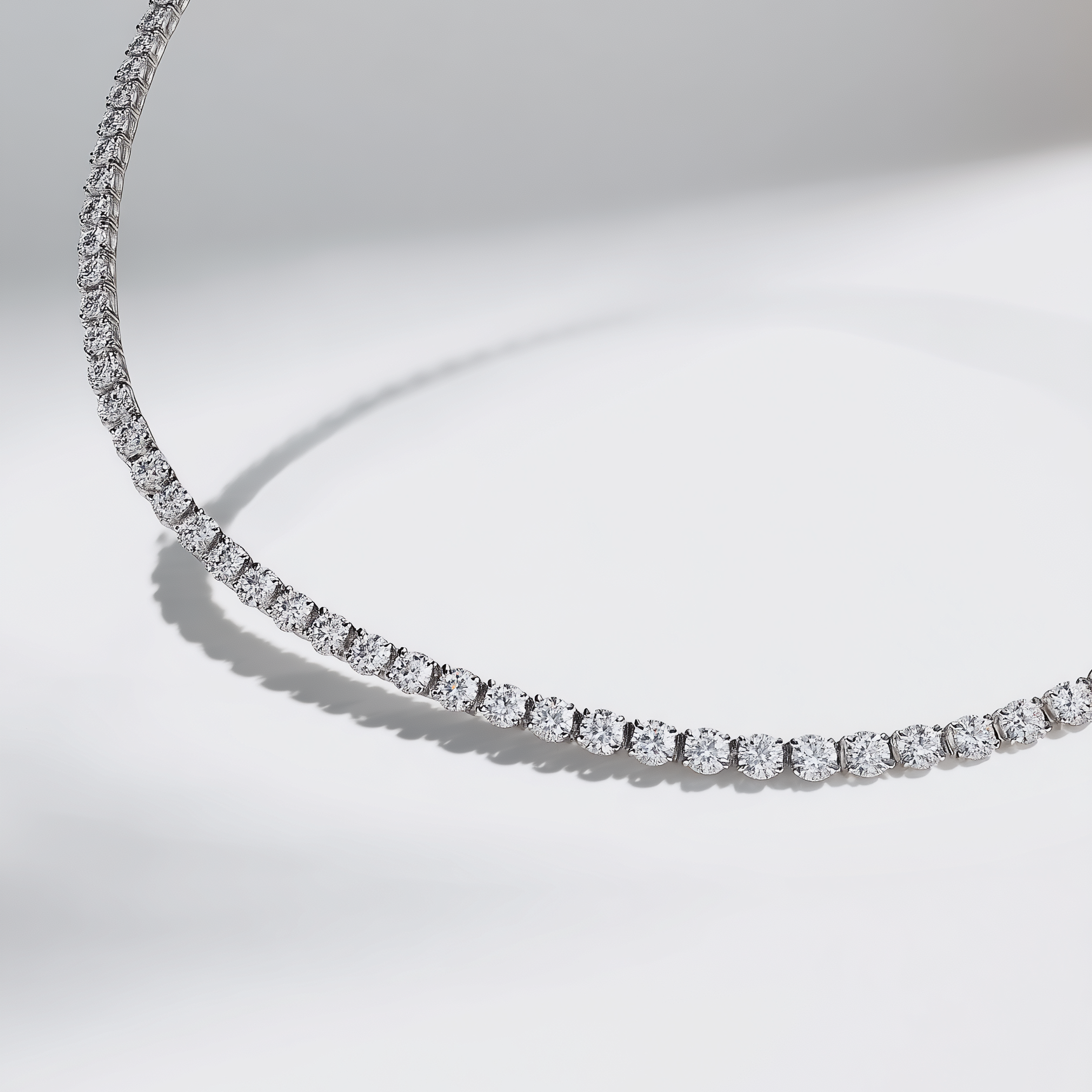 Delicate Tennis Necklace | Classic